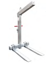 Palettengabel Kranmeister KL1500 Aluminium - 1500 kg Tragkraft